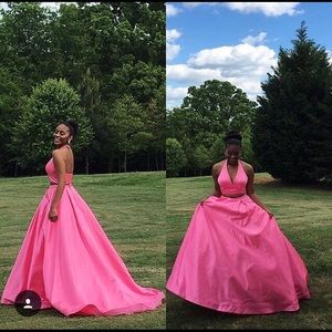 Sherri Hill pink gown size 0